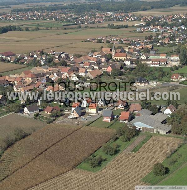 Photo aérienne de Bischwihr