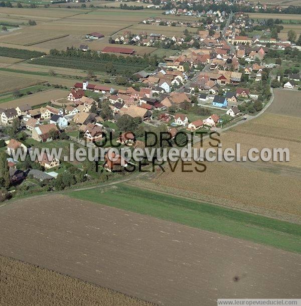 Photo aérienne de Bischwihr