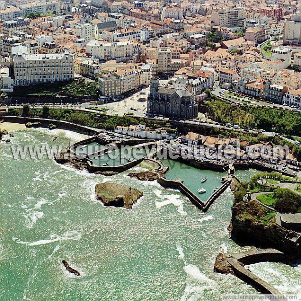 Photo aérienne de Biarritz