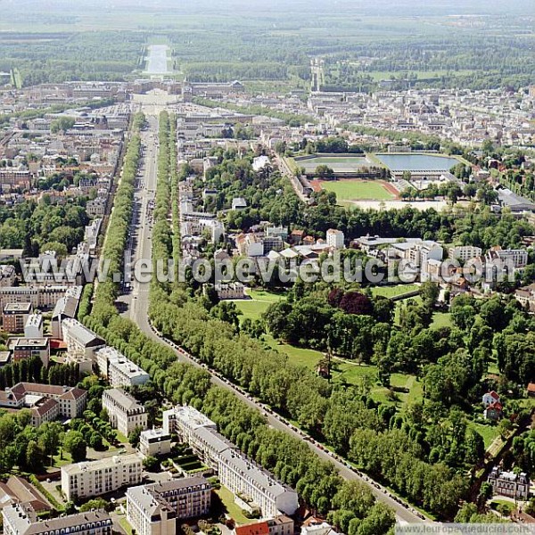 Photo aérienne de Versailles