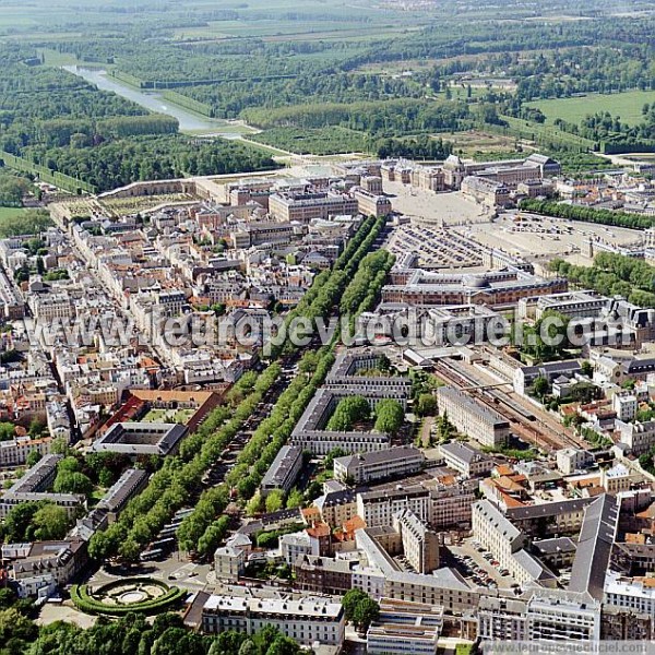 Photo aérienne de Versailles