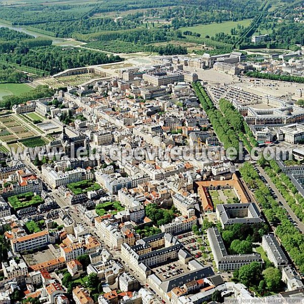 Photo aérienne de Versailles