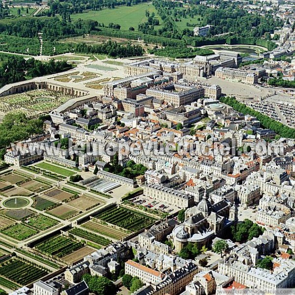 Photo aérienne de Versailles