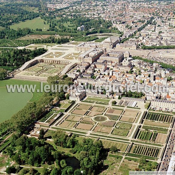 Photo aérienne de Versailles