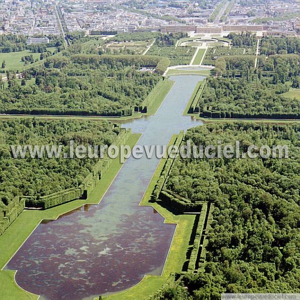 Photo aérienne de Versailles