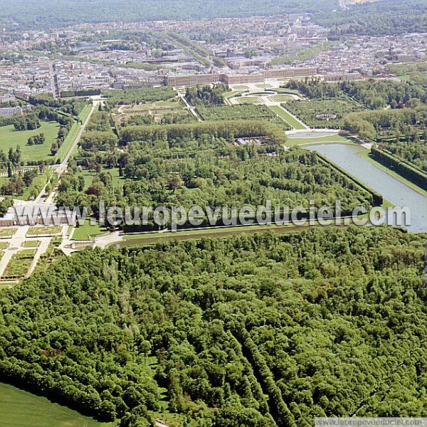 Photo aérienne de Versailles