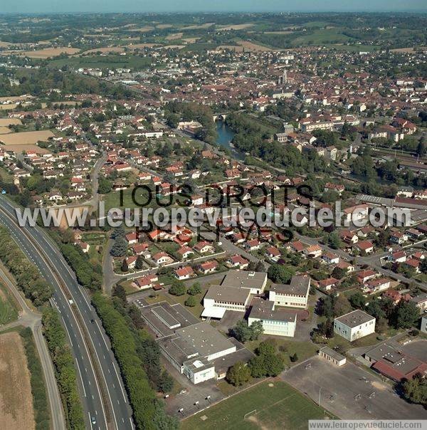 Photo aérienne de Orthez