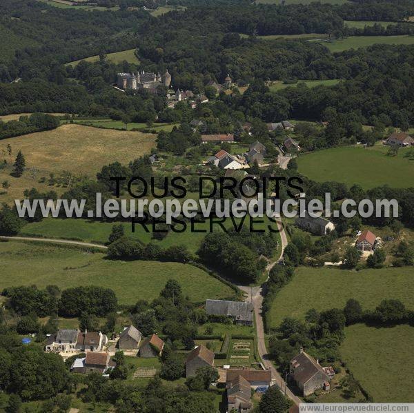 Photo aérienne de Chastellux-sur-Cure