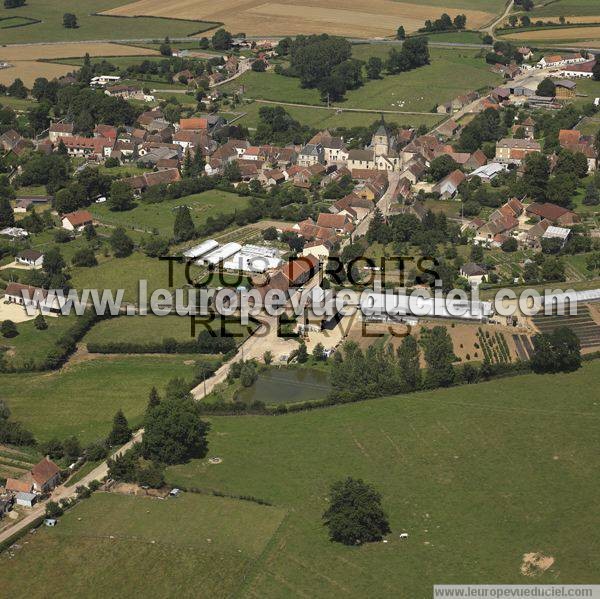 Photo aérienne de Cussy-les-Forges