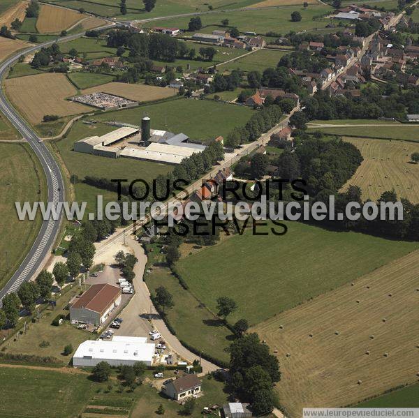 Photo aérienne de Cussy-les-Forges