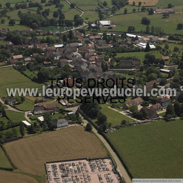 Photo aérienne de Cussy-les-Forges