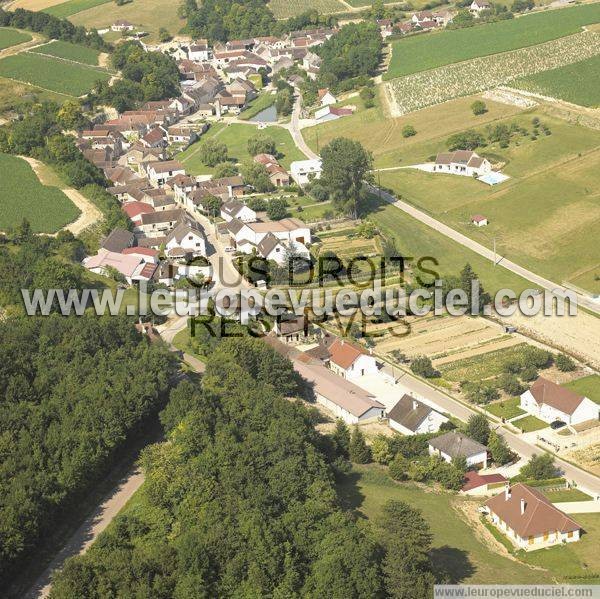 Photo aérienne de Fontenay-prs-Chablis