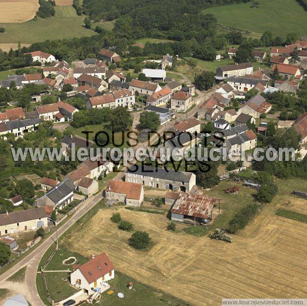 Photo aérienne de Sougres-en-Puisaye