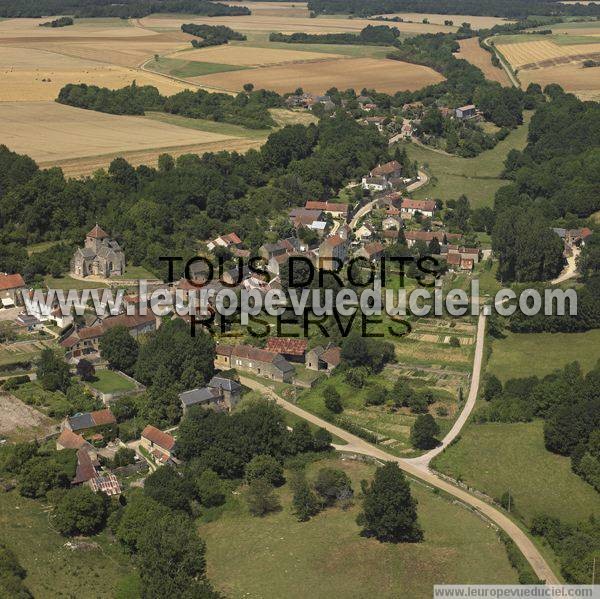 Photo aérienne de Talcy