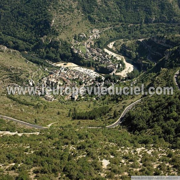 Photo aérienne de Sainte-Enimie