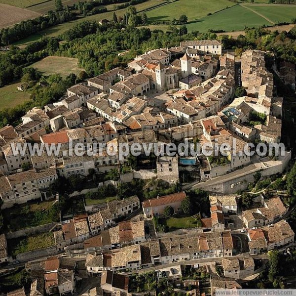 Photo aérienne de Lauzerte