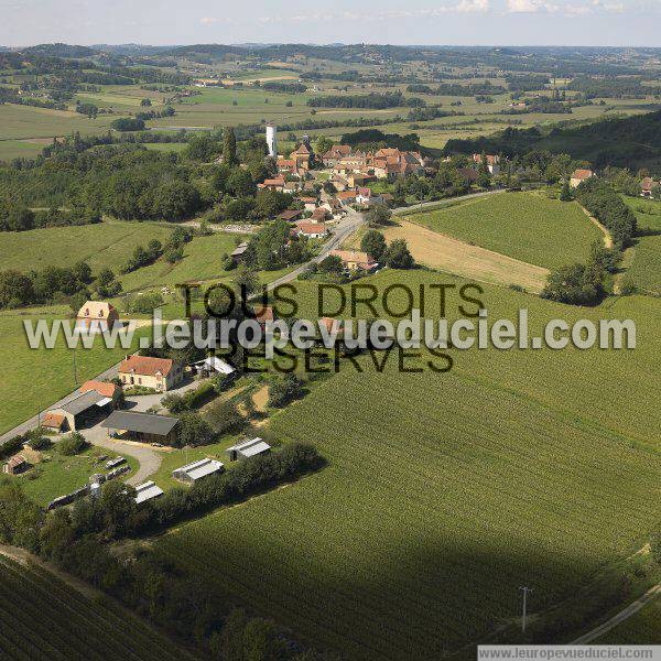 Photo aérienne de Conchez-de-Barn