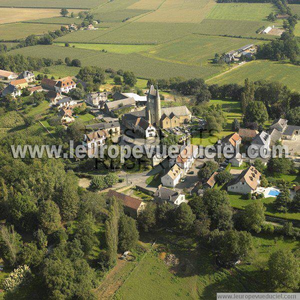 Photo aérienne de Thèze