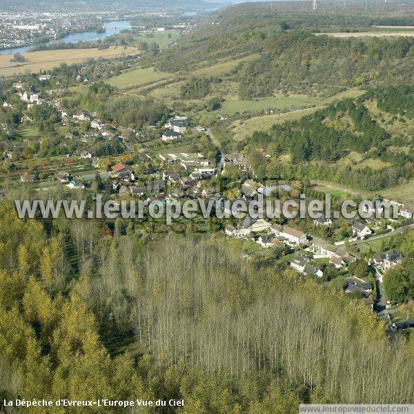 Photo aérienne de Giverny