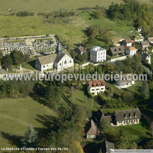 Photo aérienne de Giverny