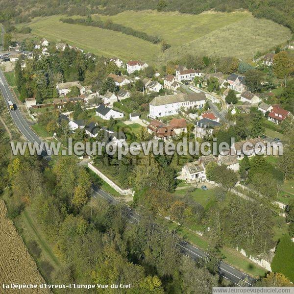 Photo aérienne de Giverny