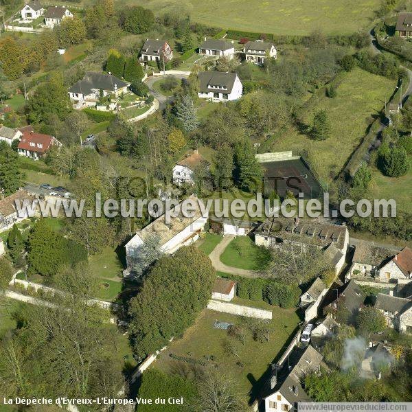 Photo aérienne de Giverny