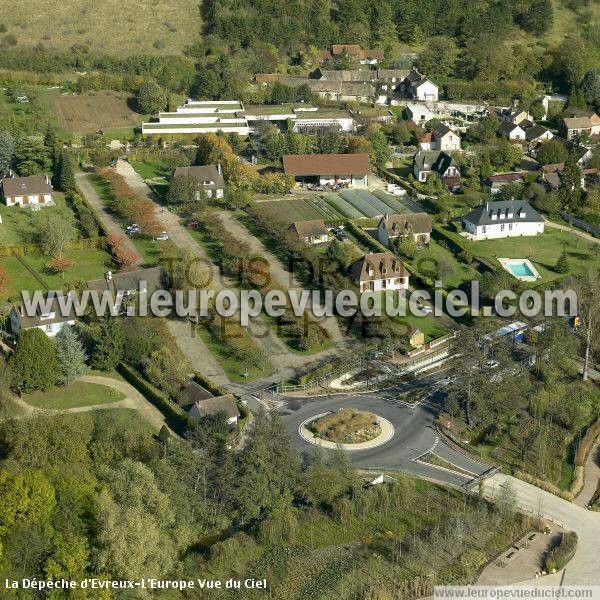 Photo aérienne de Giverny