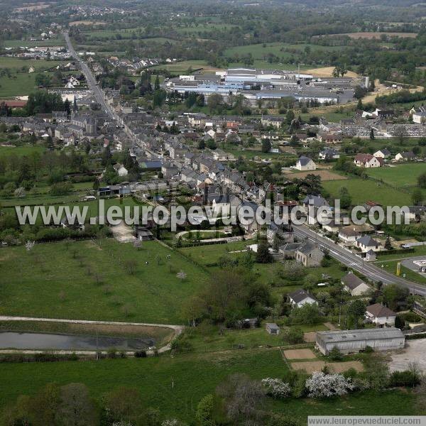 Photo aérienne de La Chapelle-d'Andaine