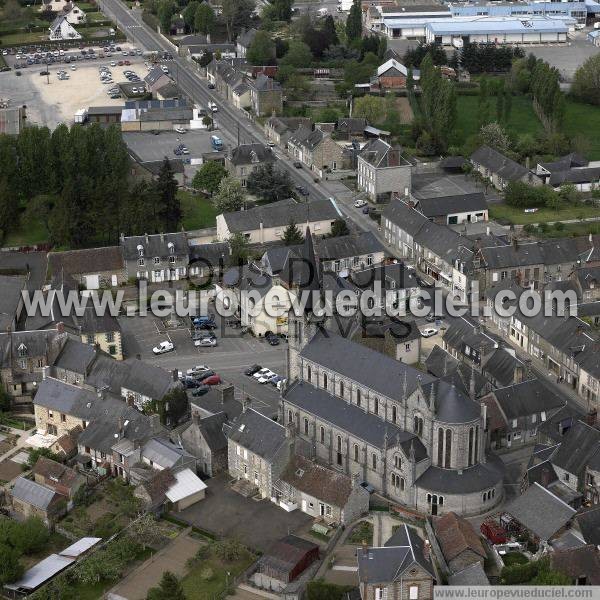 Photo aérienne de La Chapelle-d'Andaine