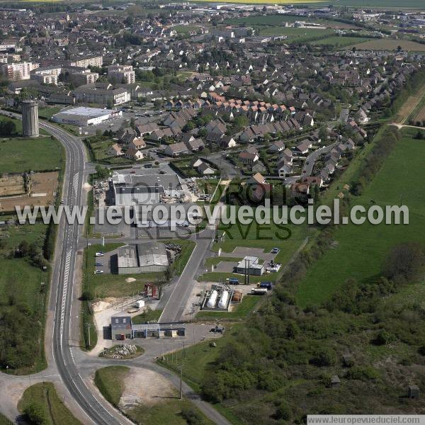 Photo aérienne de Falaise