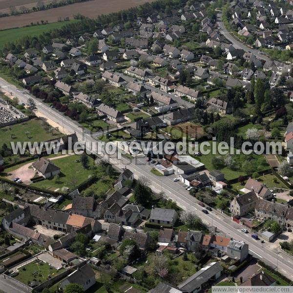 Photo aérienne de Falaise