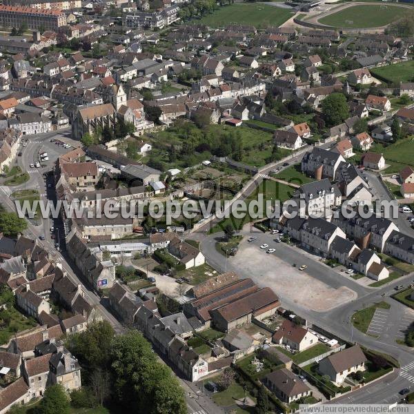 Photo aérienne de Falaise