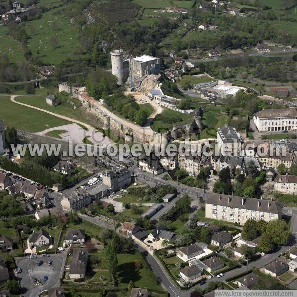 Photo aérienne de Falaise