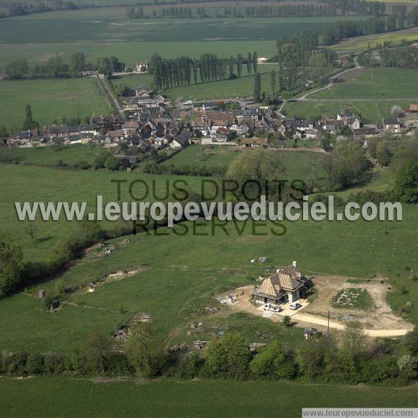 Photo aérienne de Beuvron-en-Auge