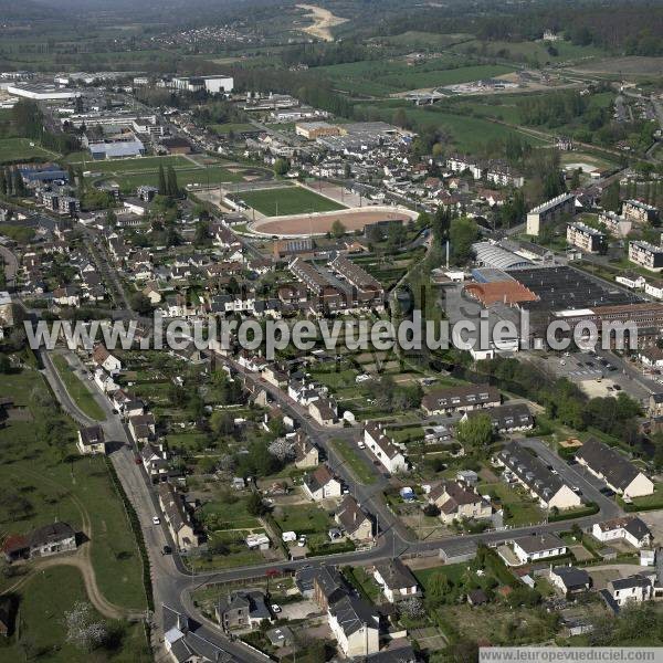 Photo aérienne de Lisieux