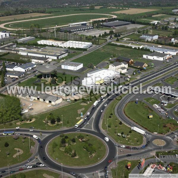 Photo aérienne de Lisieux