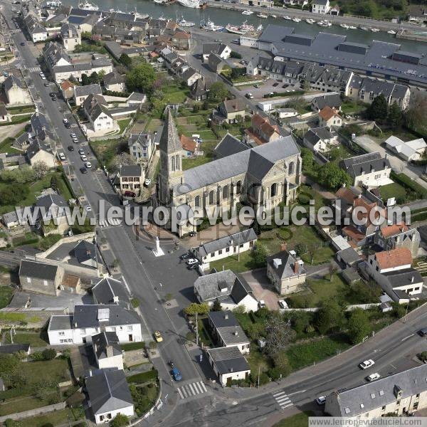 Photo aérienne de Port-en-Bessin-Huppain