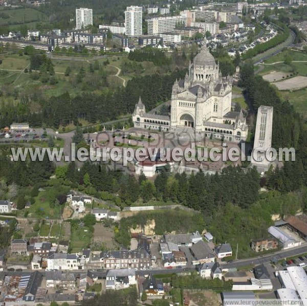 Photo aérienne de Lisieux