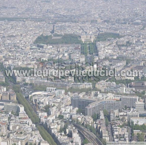 Photo aérienne de Paris