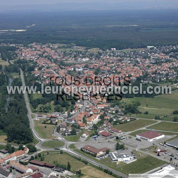 Photo aérienne de Oberhoffen-sur-Moder