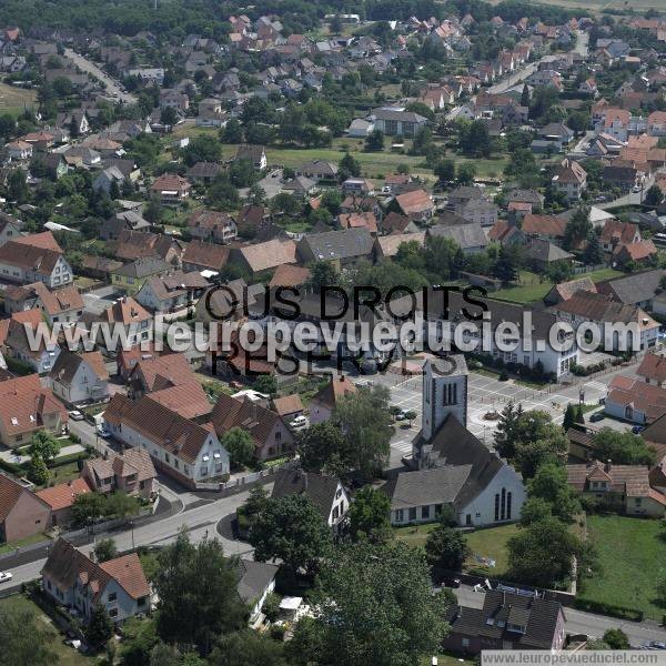 Photo aérienne de Oberhoffen-sur-Moder