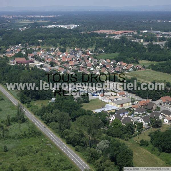 Photo aérienne de Oberhoffen-sur-Moder