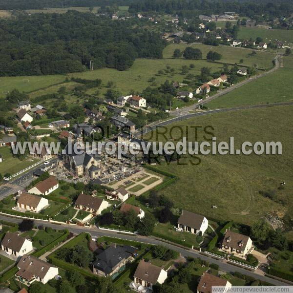 Photo aérienne de Saint-Aubin-Celloville