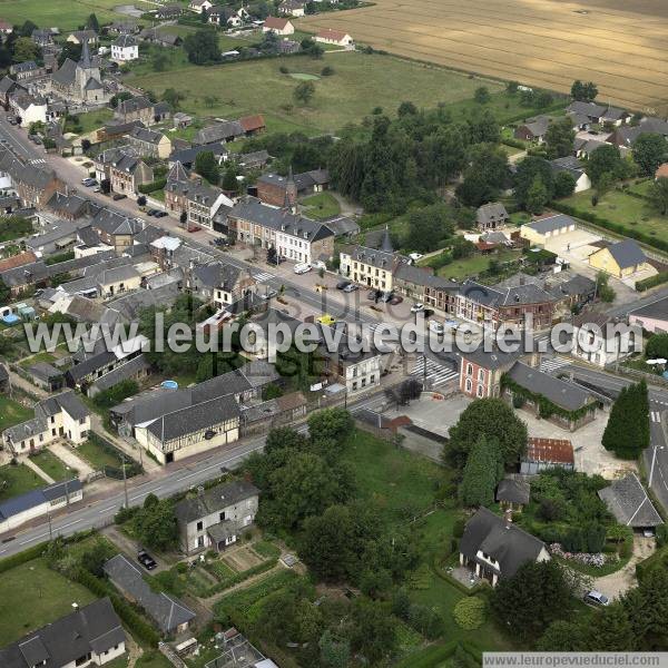 Photo aérienne de Bourneville Photo aérienne de Bourneville