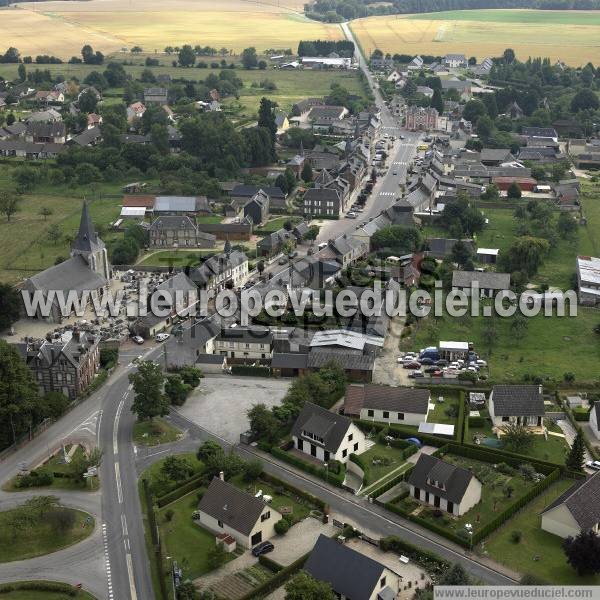 Photo aérienne de Bourneville