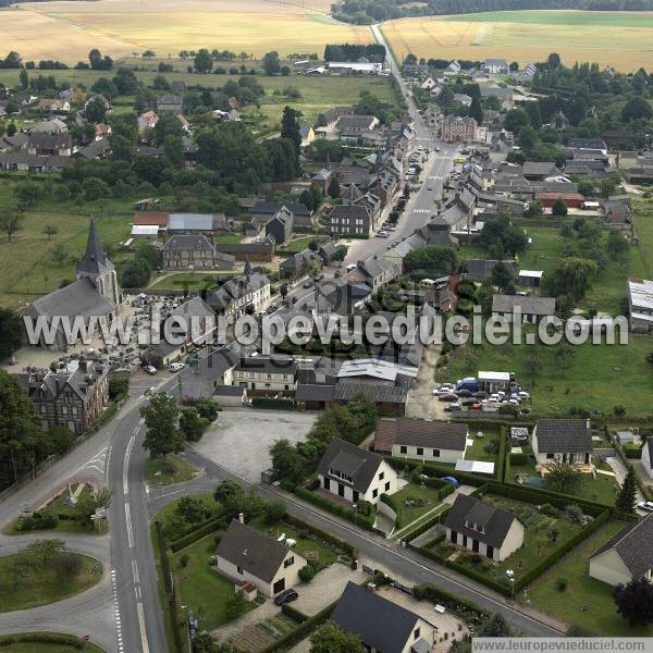 Photo aérienne de Bourneville Photo aérienne de Bourneville