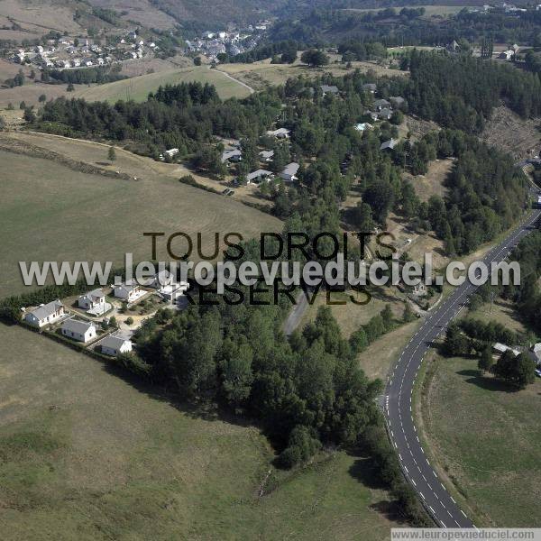 Photo aérienne de Chaudes-Aigues
