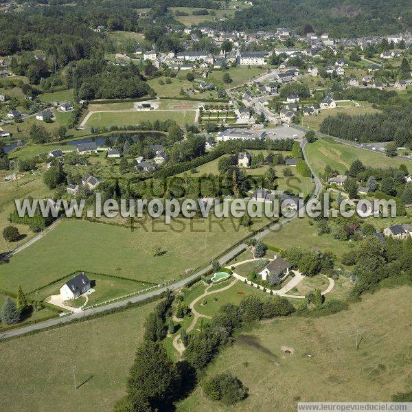 Photo aérienne de Treignac