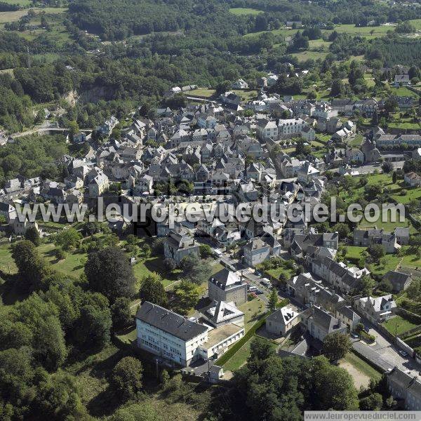 Photo aérienne de Treignac