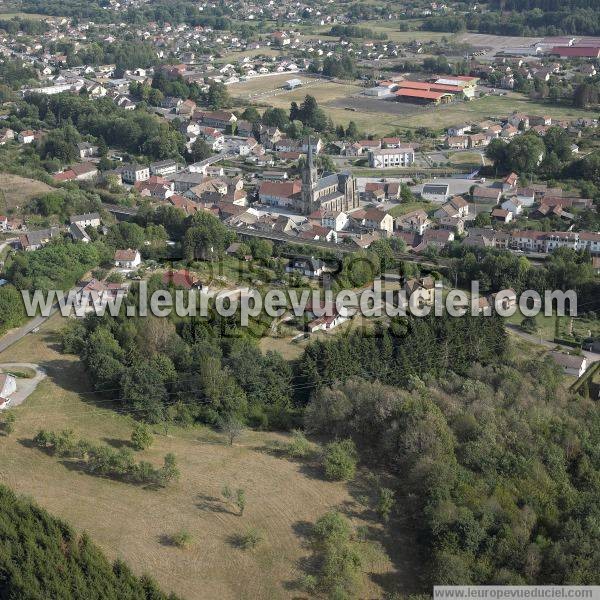 Photo aérienne de Ronchamp